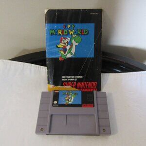 Firm Price Super Nintendo Game  - Super Mario World -Tested